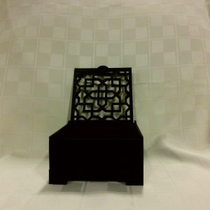 Trinket box with elegant design on top